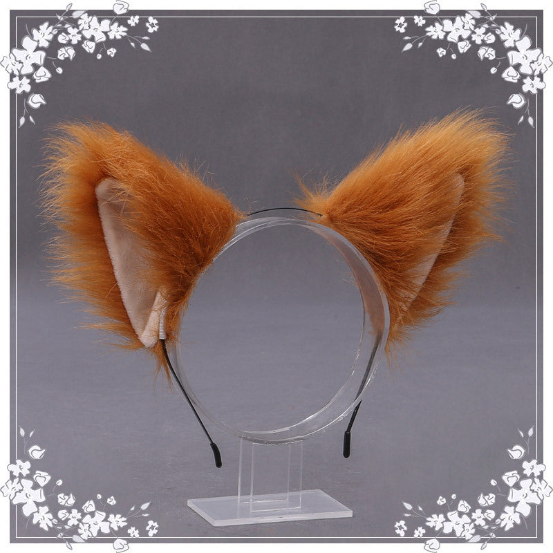 orejas de zorro, diadema para el cabello varios colores - nexbuy.com.mx