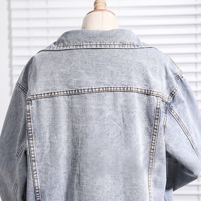 Jacket Oversize para Mujer – Estilo Urbano y Comodidad con Tejido de Poliéster - nexbuy.com.mx