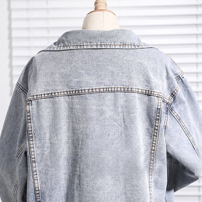 Jacket Oversize para Mujer – Estilo Urbano y Comodidad con Tejido de Poliéster - nexbuy.com.mx