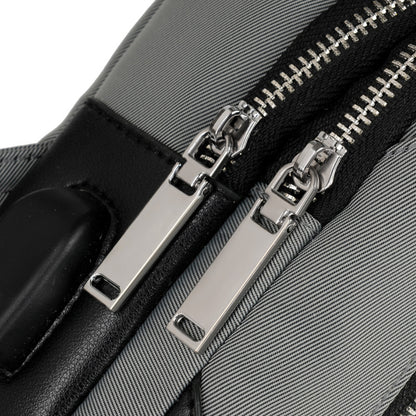 Bolsa de Hombro para Hombre XB32 - Azul (Paquete Pequeño con USB)