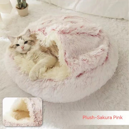 Cama Redonda 2 en 1 para Perros y Gatos - nexbuy.com.mx