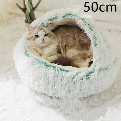 Cama Redonda 2 en 1 para Perros y Gatos - nexbuy.com.mx