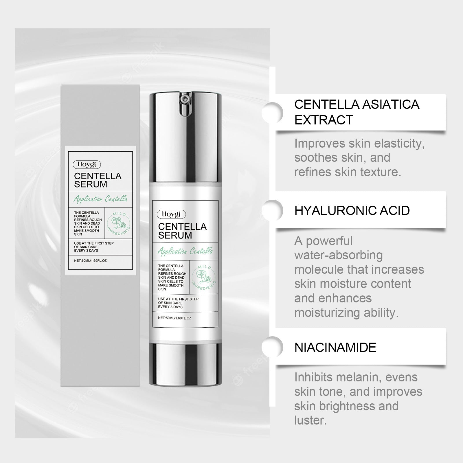 Solución de Cuidado Reafirmante Hidratante de Piel Centella Asiática - nexbuy.com.mx