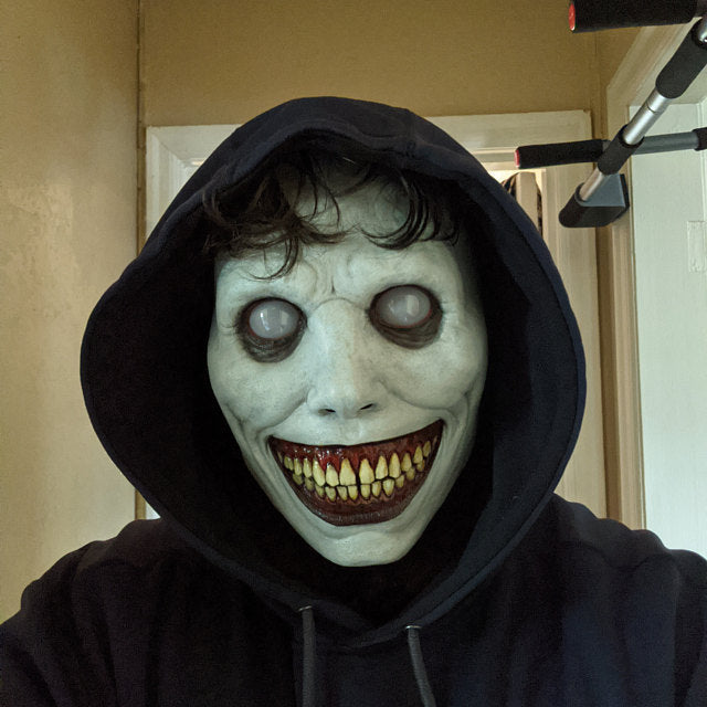 Máscara Creepy terrorífica cara sonriente - nexbuy.com.mx