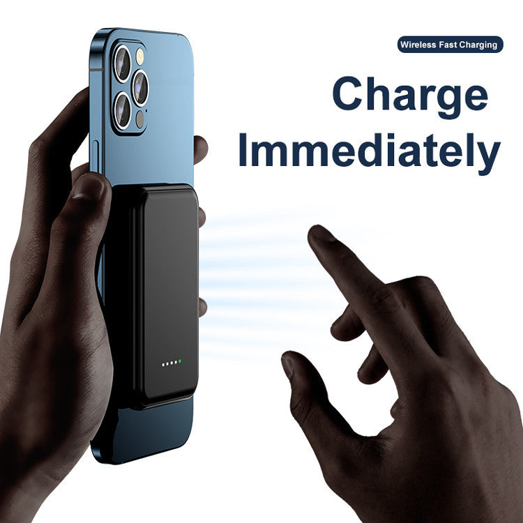 Mini Power Bank Magnético Inalámbrico 5000mAh - nexbuy.com.mx