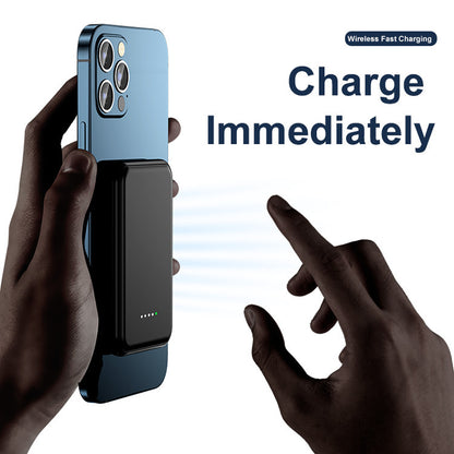 Mini Power Bank Magnético Inalámbrico 5000mAh - nexbuy.com.mx