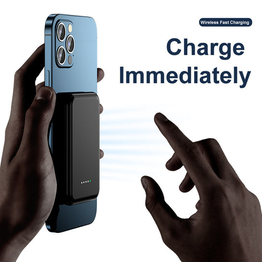 Mini Power Bank Magnético Inalámbrico 5000mAh - nexbuy.com.mx