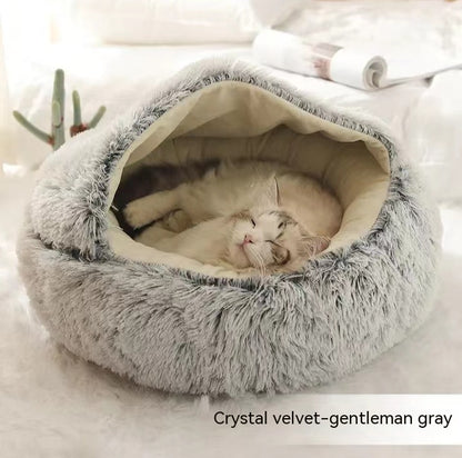Cama Redonda 2 en 1 para Perros y Gatos - nexbuy.com.mx