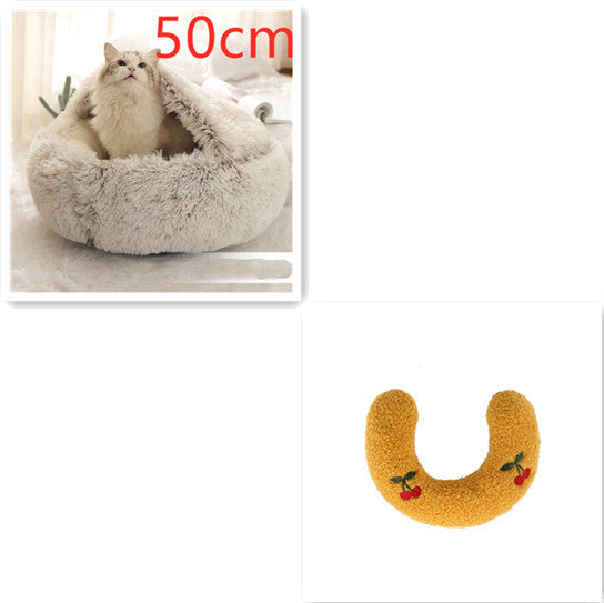 Cama Redonda 2 en 1 para Perros y Gatos - nexbuy.com.mx
