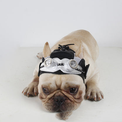 Disfraz sombrero de piloto para perro y gato - nexbuy.com.mx