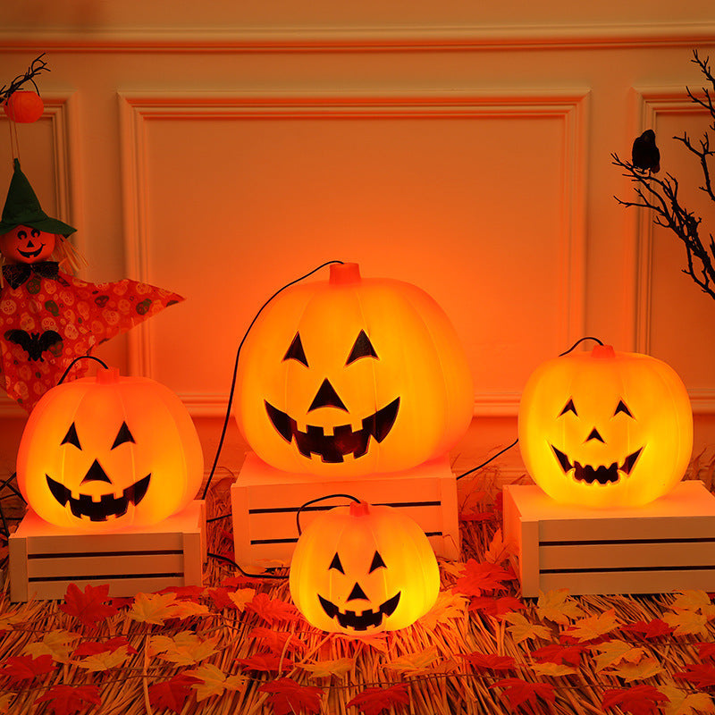 Lámpara de calabaza luminosa de plástico - nexbuy.com.mx