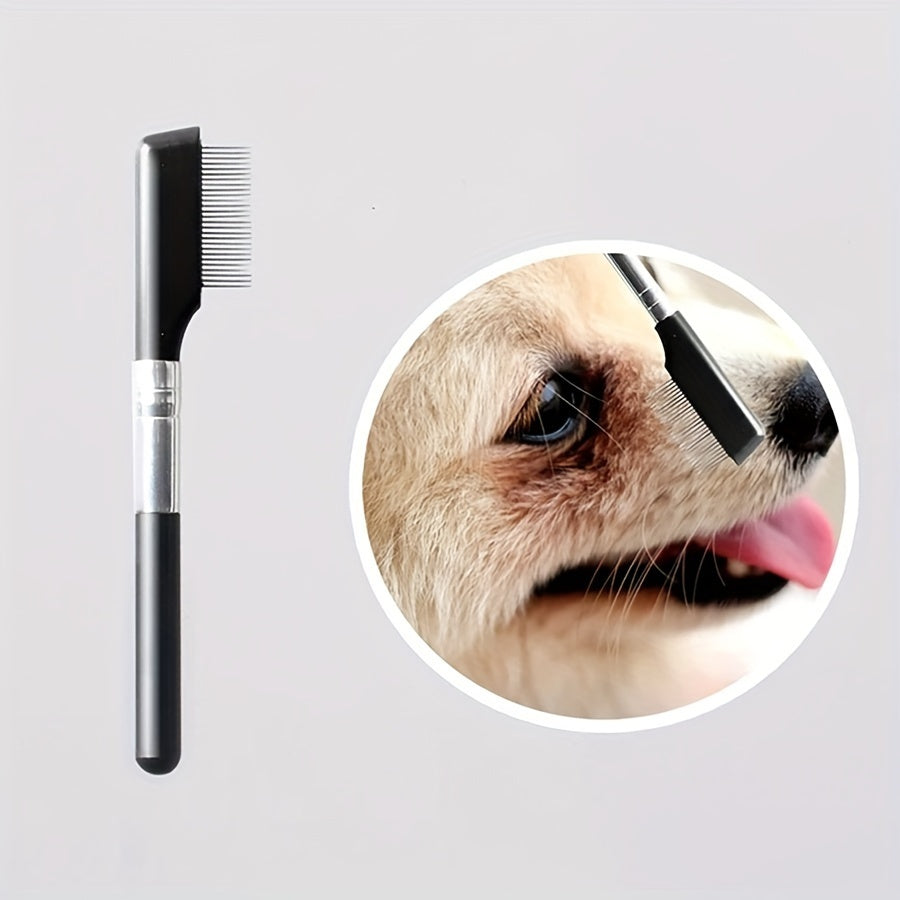 Cepillo para limpieza de ojos con peine para perros y gatos