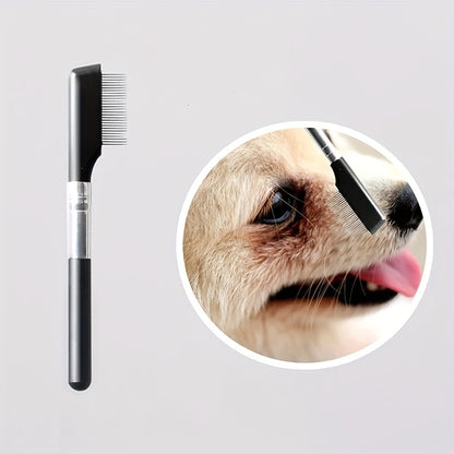 Cepillo para limpieza de ojos con peine para perros y gatos