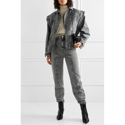 Jacket Vaquera con Mangas Desmontables para Mujer – 2 en 1 - chaqueta y Chaleco en Mezclilla de Algodón - nexbuy.com.mx