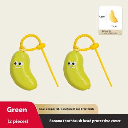 Funda Portátil para Cepillo de Dientes de Banana MX
