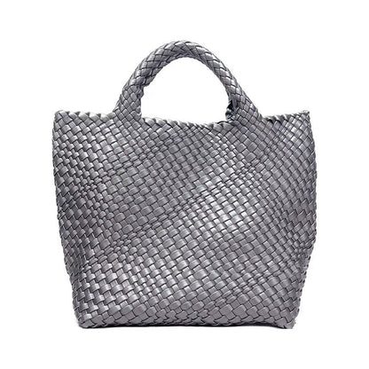Bolso de gran capacidad tejido a mano para mujer - nexbuy.com.mx