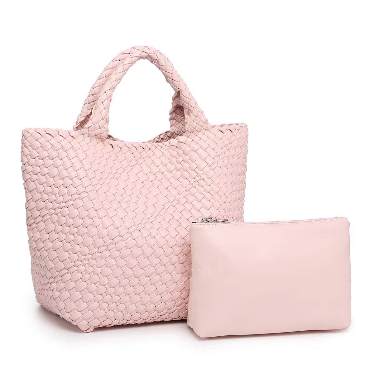 Bolso de gran capacidad tejido a mano para mujer - nexbuy.com.mx