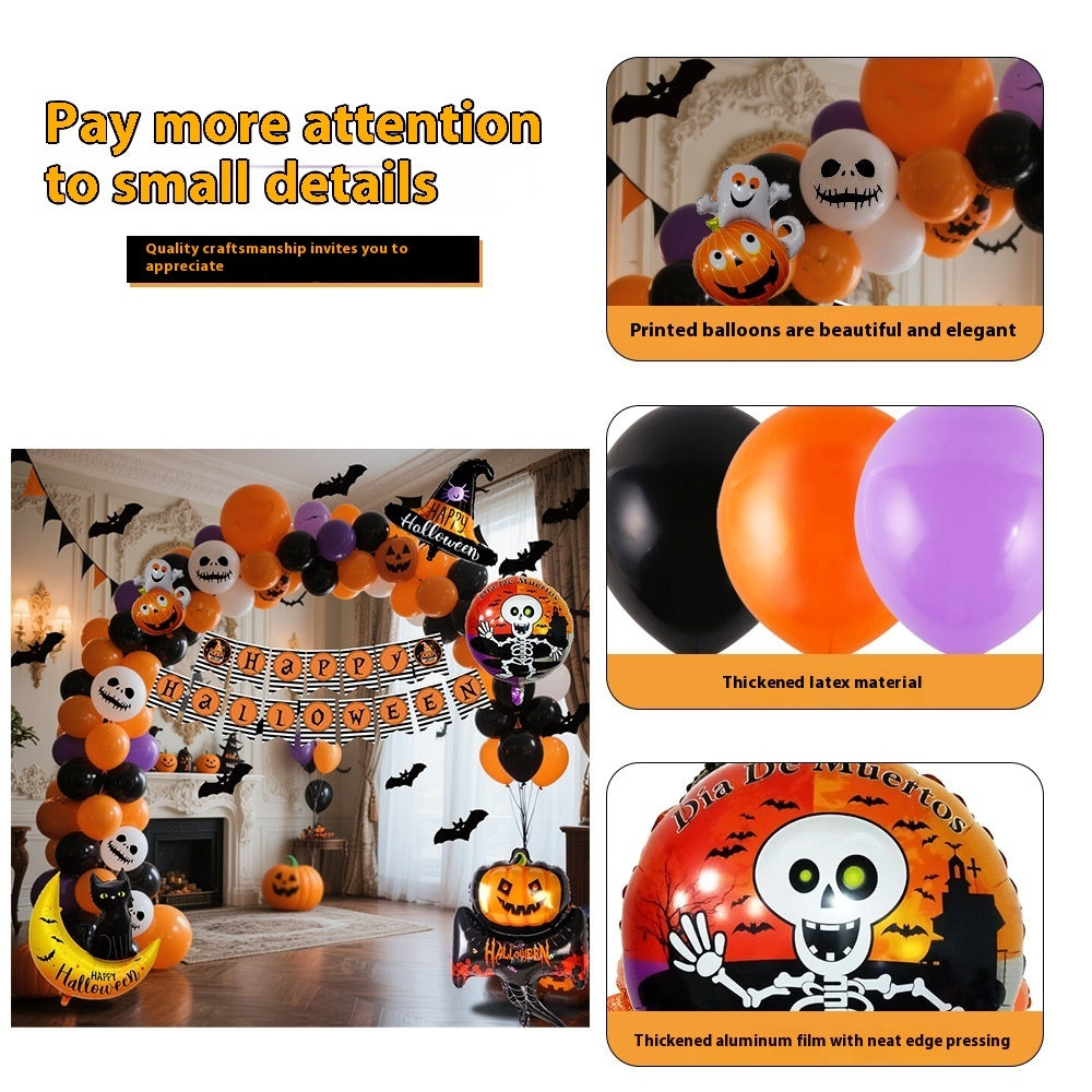Set de globos con bandera colgante para  decoración para fiestas - nexbuy.com.mx