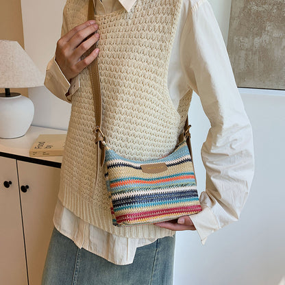 Bolso multicolor al hombro para dama - nexbuy.com.mx