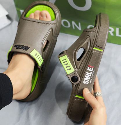 Sandalias Deportivas de Playa Casual Antideslizantes para Hombre - Estilo Moderno y Cómodo- NexBuy.com.mx