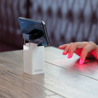Teclado Láser Virtual Bluetooth Inalámbrico con Función Ratón y Power Bank - nexbuy.com.mx