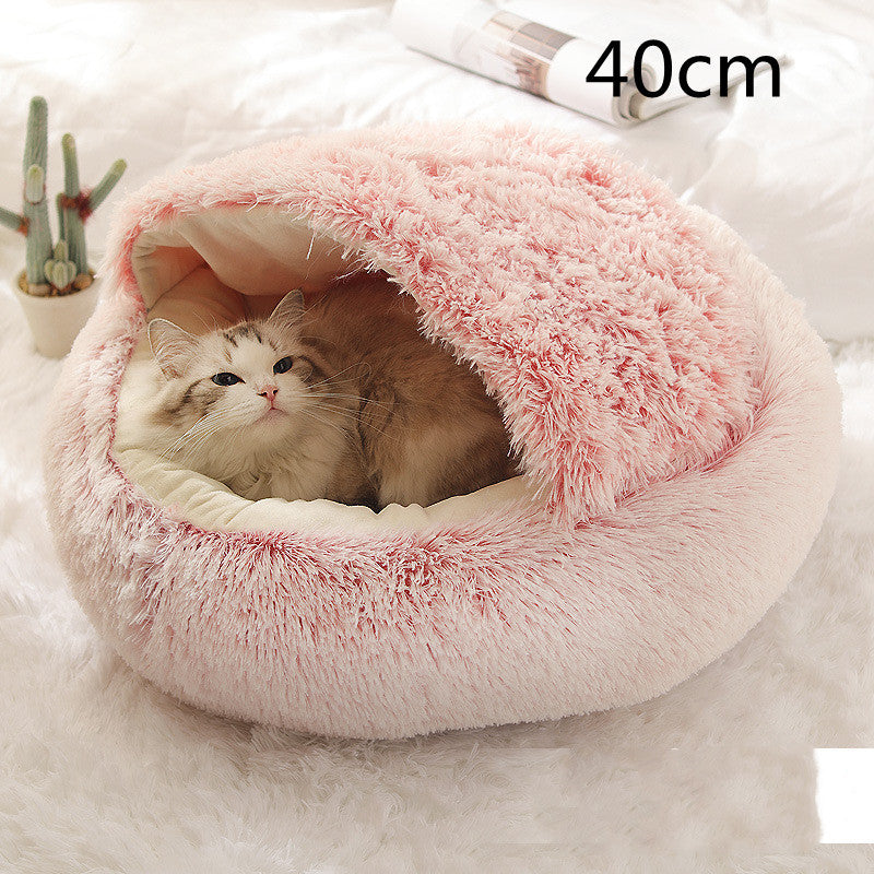 Cama Redonda 2 en 1 para Perros y Gatos - nexbuy.com.mx