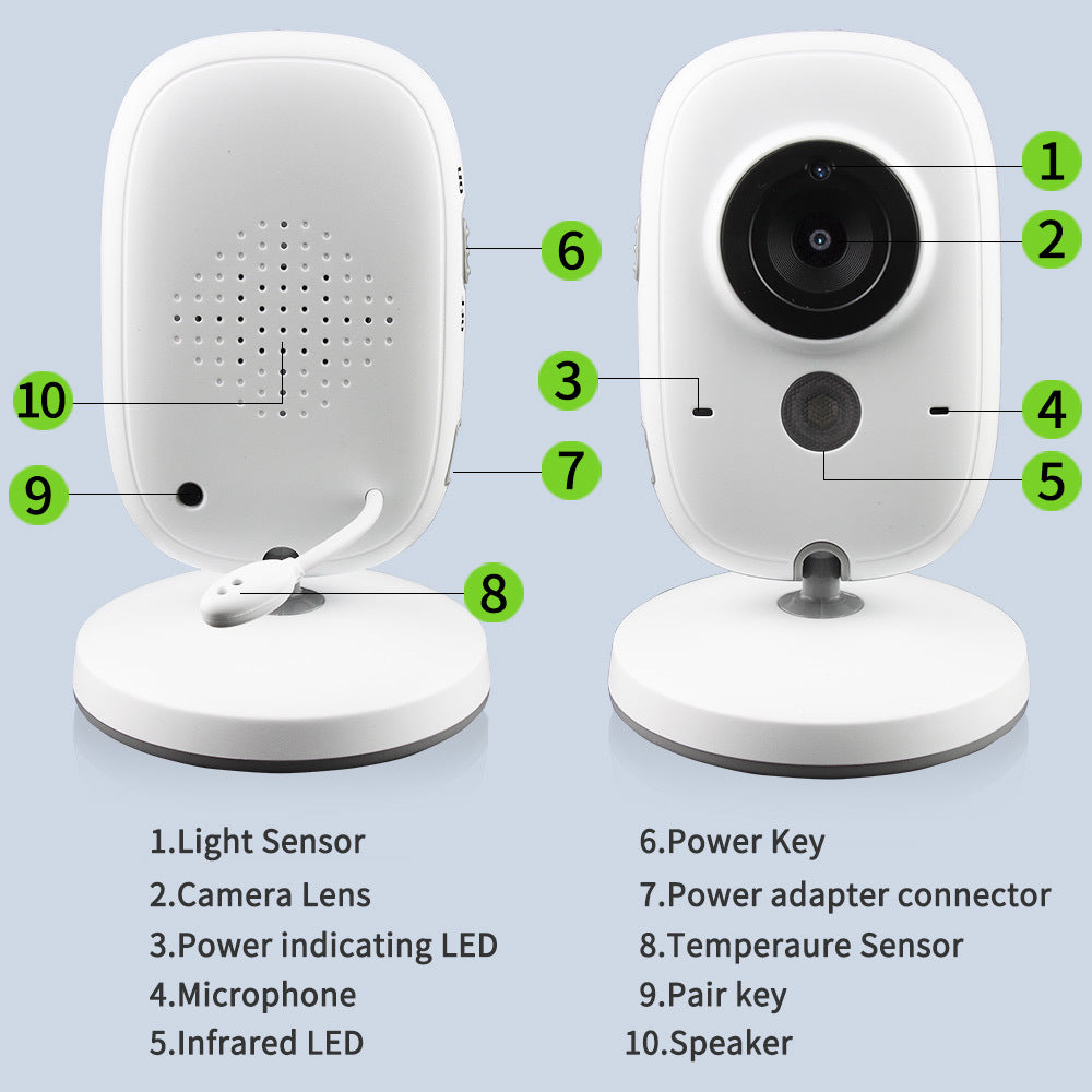 Dispositivo digital de 3.2 pulgadas para el cuidado del bebé - nexbuy.com.mx
