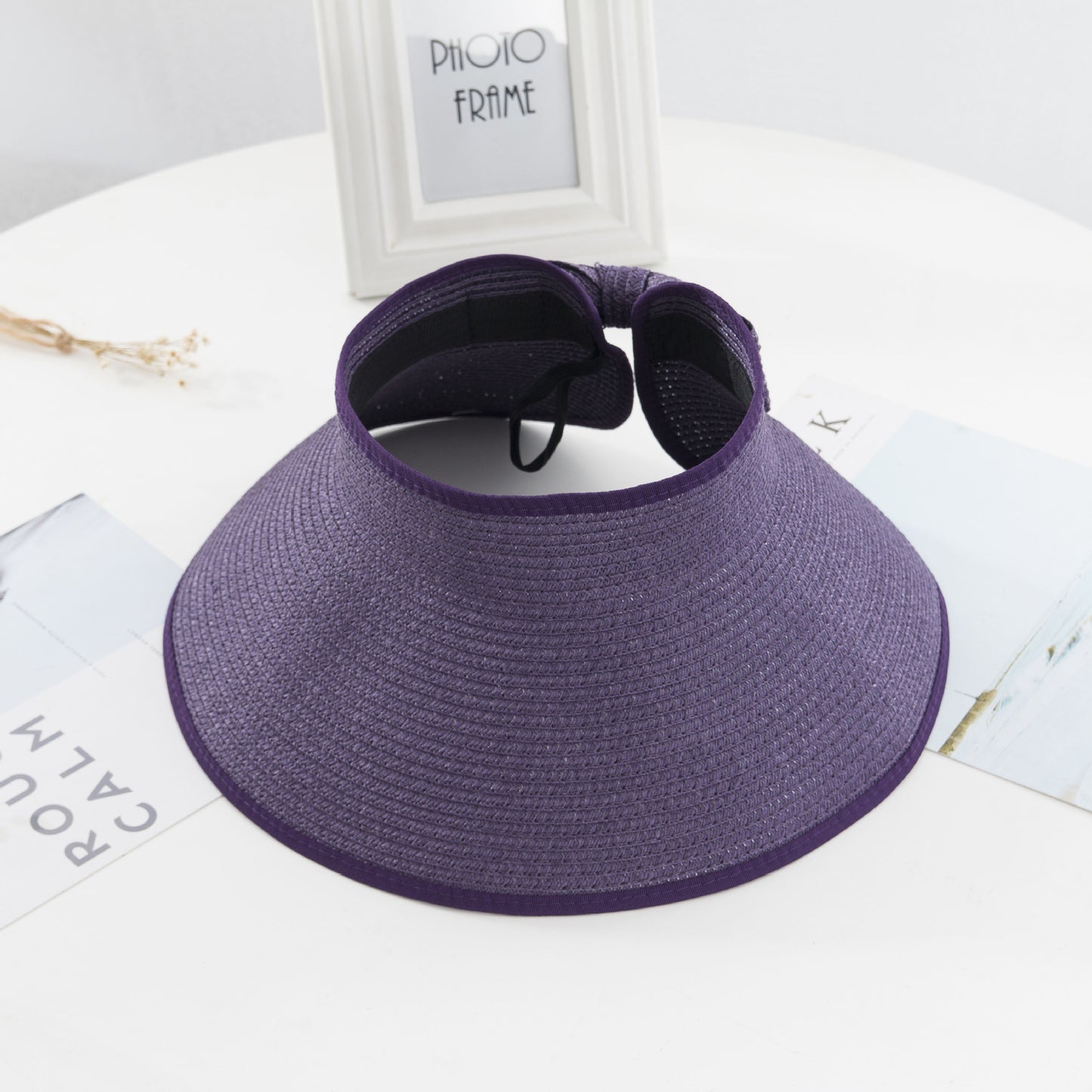 Sombrero de copa vacío plegable de verano