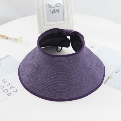 Sombrero de copa vacío plegable de verano