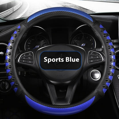 Cubre Volante de Cuero - Estilo Deportivo y Elegante - nexbuy.com.mx