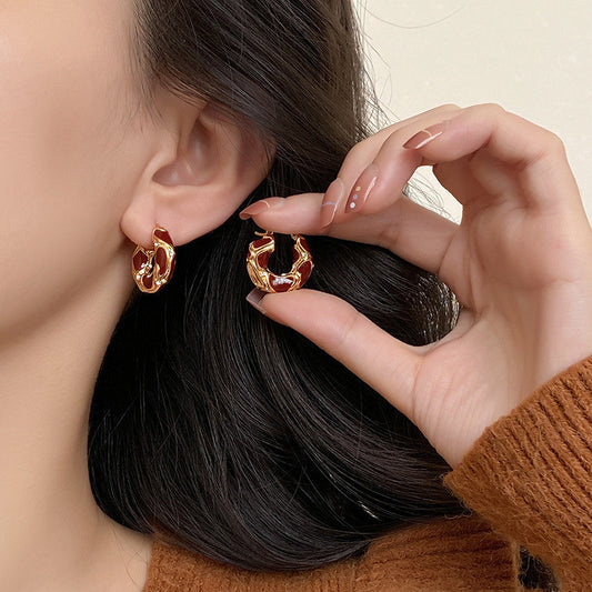 Pendientes chapa de oro - nexbuy.com.mx
