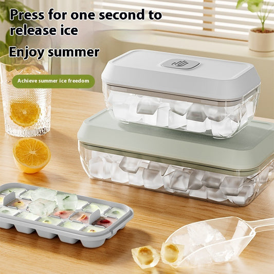Molde de Cubitos de Hielo con Cuchara - Variados Colores y Tamaños - nexbuy.com.mx