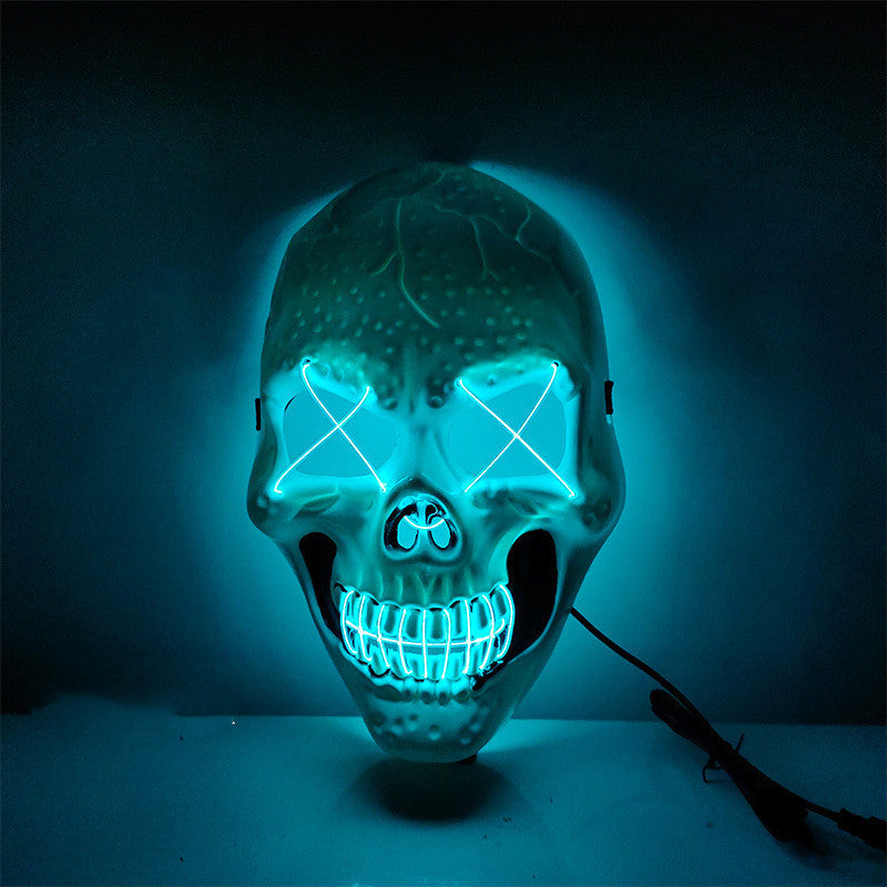 Máscara luminosa de calavera - nexbuy.com.mx