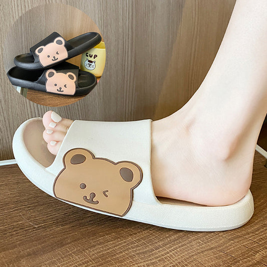Chanclas de Baño Osito para Playa y Verano - Estilo Divertido y Cómodo - nexbuy.com.mx