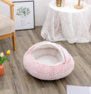 Cama Redonda 2 en 1 para Perros y Gatos - nexbuy.com.mx