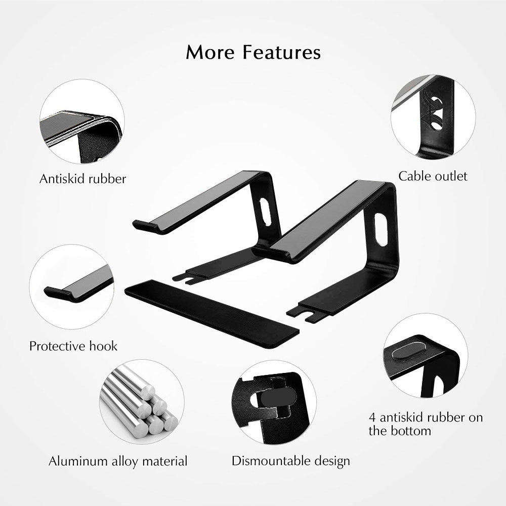 Soporte de Refrigeración para Laptop de Aleación de Aluminio - nexbuy.com.mx