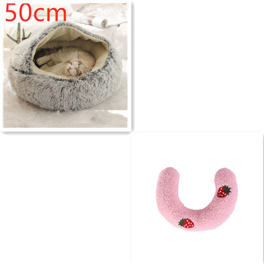 Cama Redonda 2 en 1 para Perros y Gatos - nexbuy.com.mx