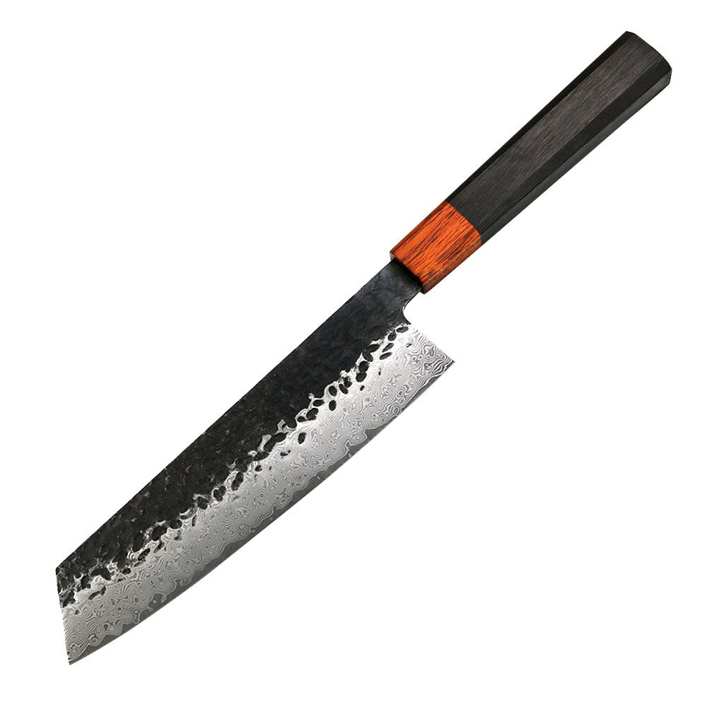 Cuchillo de Cocina Damasco Forjado y Martillado – Estilo Minimalista - nexbuy.com.mx