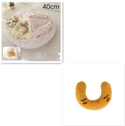 Cama Redonda 2 en 1 para Perros y Gatos - nexbuy.com.mx