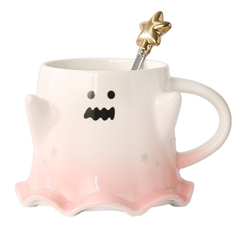Taza de cerámica con fantasma bonito - nexbuy.com.mx