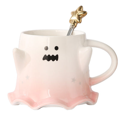Taza de cerámica con fantasma bonito - nexbuy.com.mx