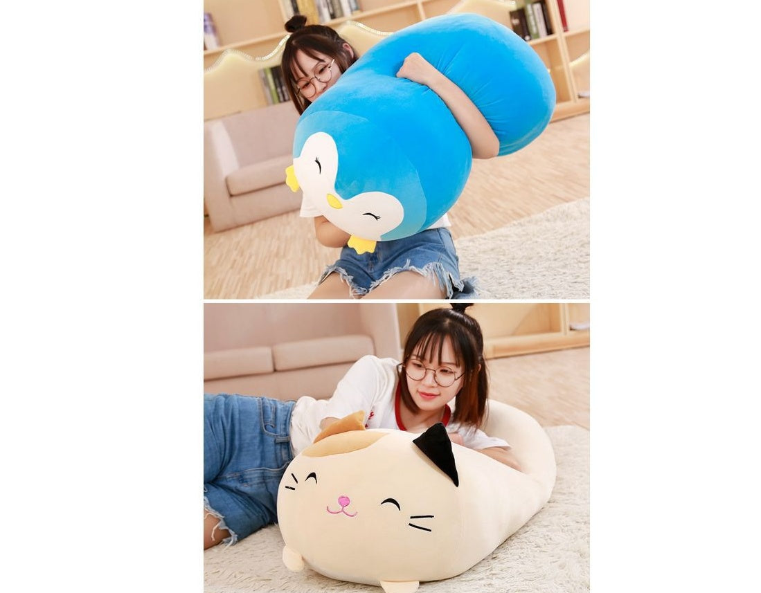 Almohada Larga de Peluche Suave - nexbuy.com.mx