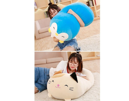 Almohada Larga de Peluche Suave - nexbuy.com.mx