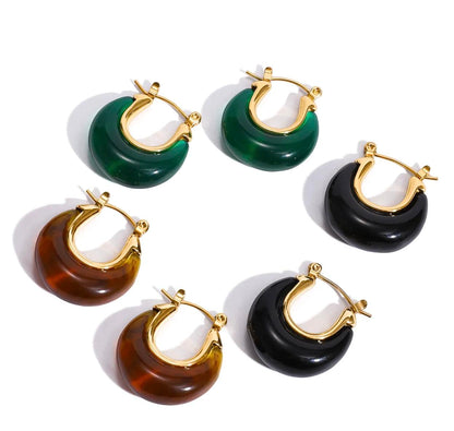 Pendientes De Estilo Vintage verdes