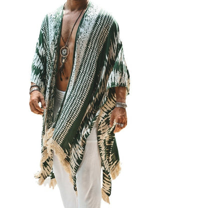 Capa de playa estampada para hombre Trendy Loose - nexbuy.com.mx