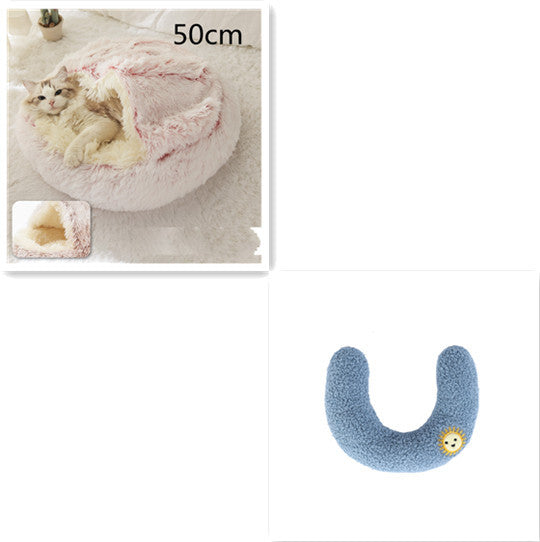 Cama Redonda 2 en 1 para Perros y Gatos - nexbuy.com.mx