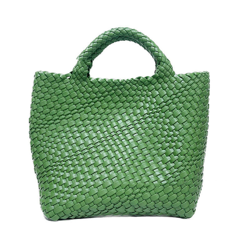 Bolso de gran capacidad tejido a mano para mujer - nexbuy.com.mx