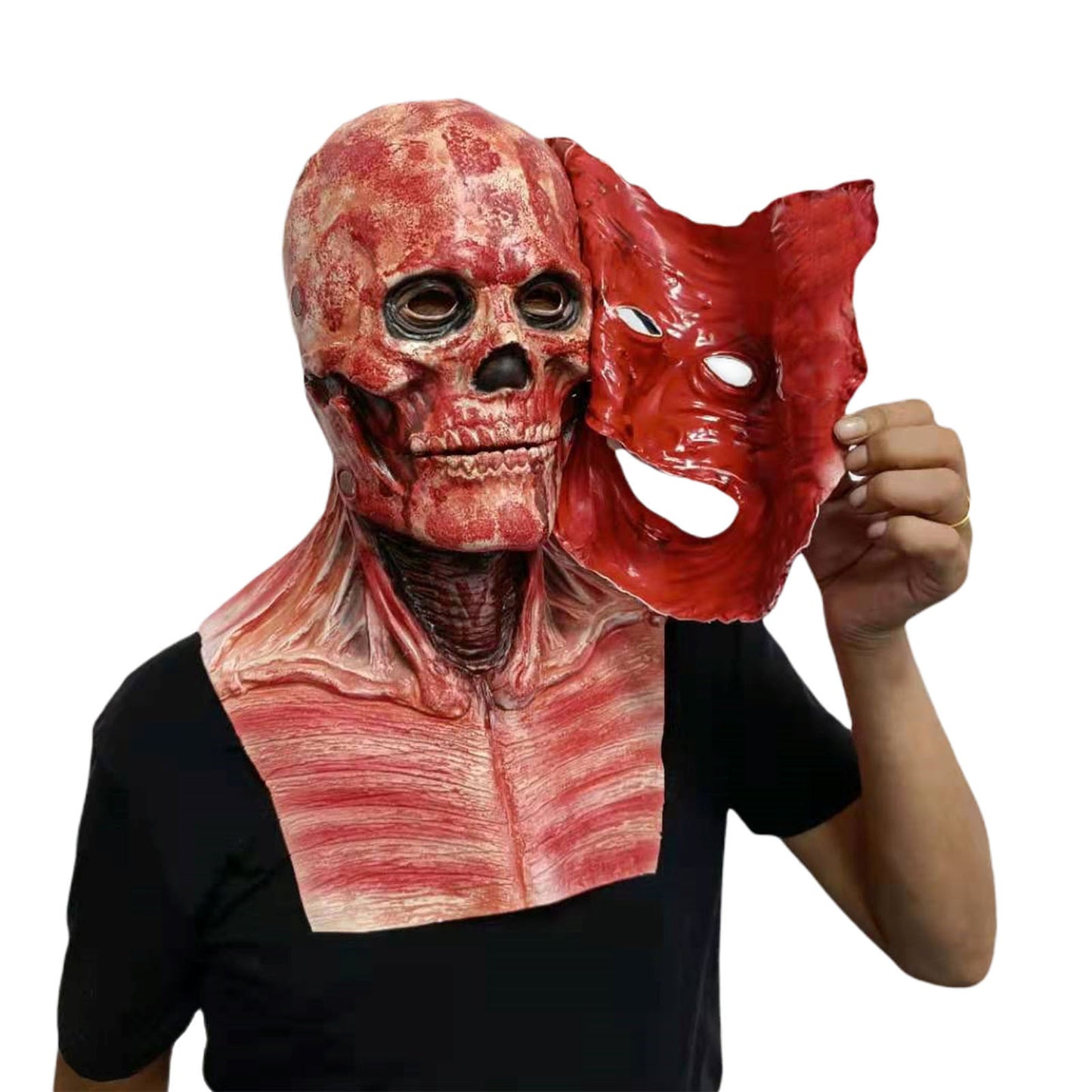 Máscara Terrorífica 2 en 1 Payaso y Calavera - nexbuy.com.mx