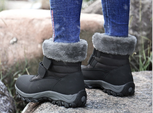 Botas Impermeables de Terciopelo para Exterior – Elegancia y Comodidad - nexbuy.com.mx