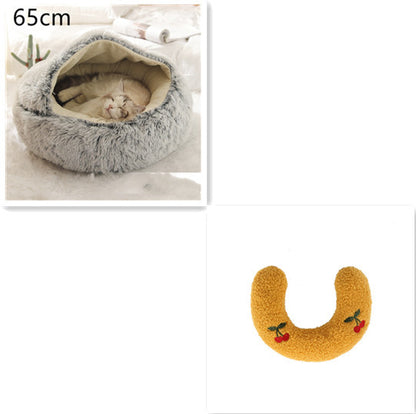 Cama Redonda 2 en 1 para Perros y Gatos - nexbuy.com.mx